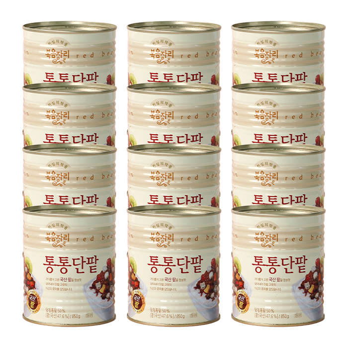 복음자리 통통단팥 850g 12개 박스