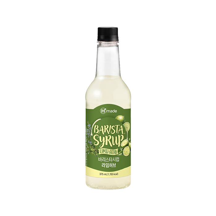 흥국 바리스타 시럽 라임허브 375ml