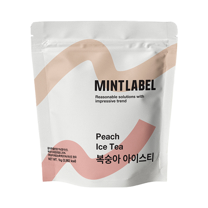 민트라벨 복숭아 아이스티 파우더 1kg