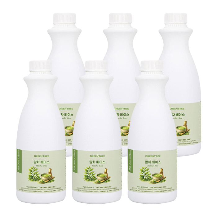 그린트리 말차 베이스 1.2kg 6개 박스 라떼