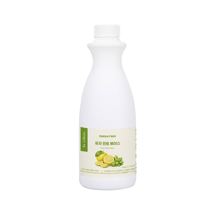 그린트리 유자 민트 베이스 1.2kg 티베이스