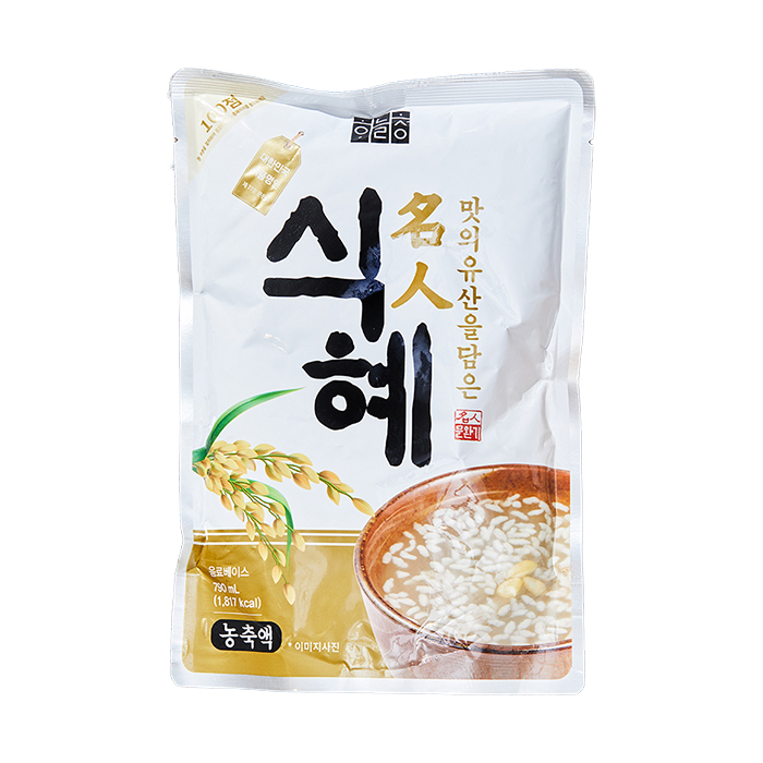 하늘청 식혜 농축액 790ml 전통 베이스 카페 찜질방 식당 업소용 가정용