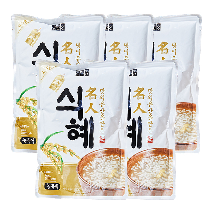하늘청 식혜 농축액 790ml 5개 전통 베이스 카페 찜질방 식당 업소용 가정용