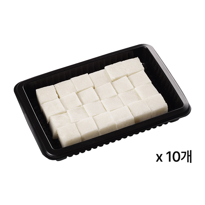 누드 사각 빙수떡 160g 10개 냉동 팥빙수 토핑 찹쌀떡 로뎀푸드