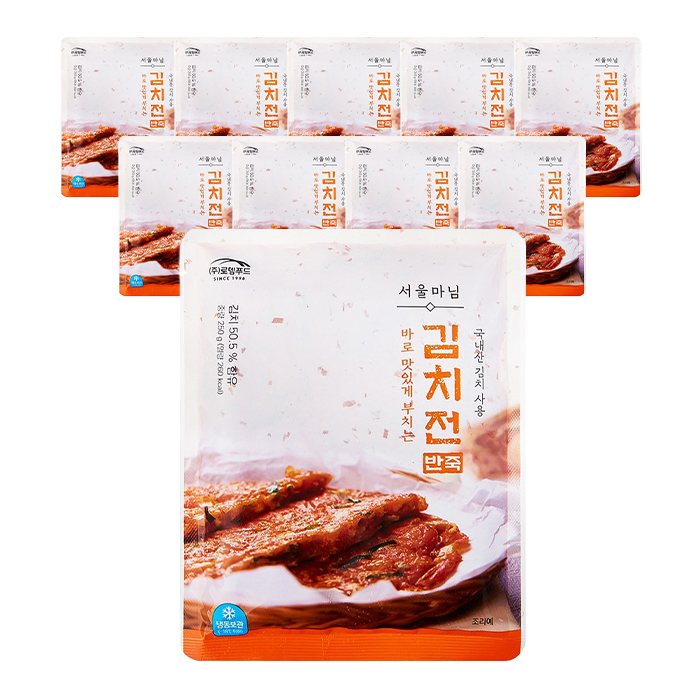 서울마님 김치전 반죽 250g 10개 냉동