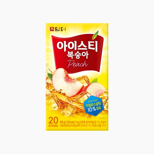 아이스티복숭아