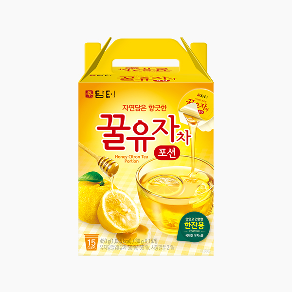 꿀유자차 포션