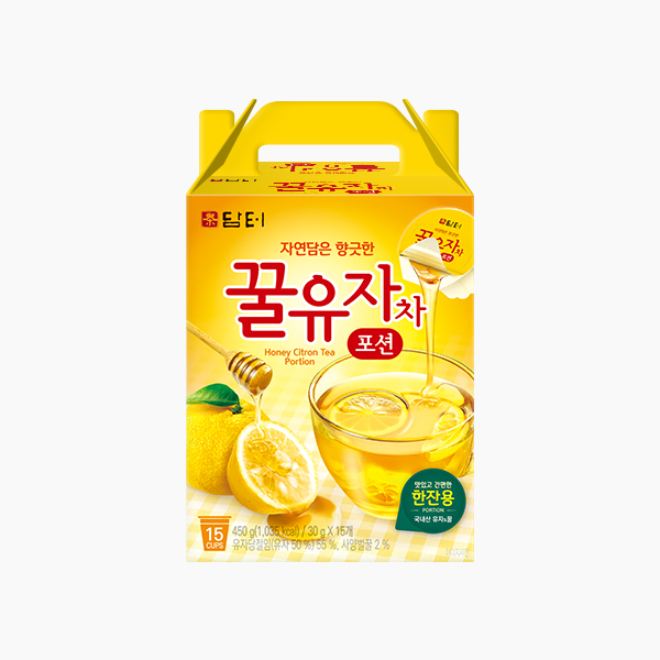 꿀유자차 포션