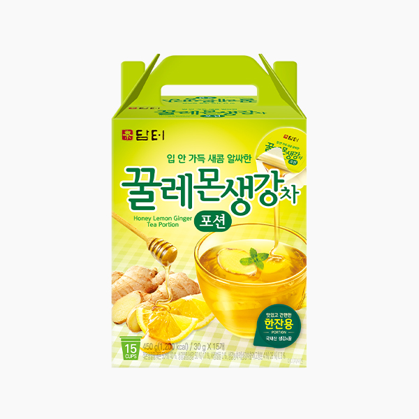 꿀레몬생강차 포션