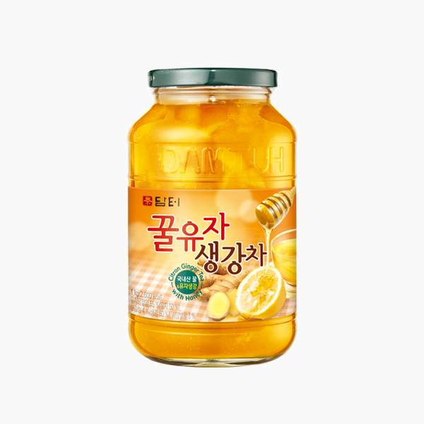 꿀유자생강차