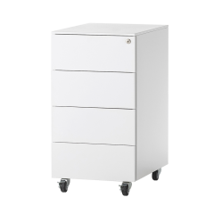 [LDS-1139] [철재] 4단 이동서랍장 / EUM (390 x 520 x 700mm, 시건장치 포함)