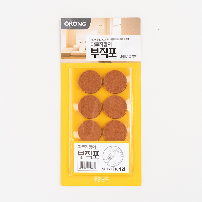 마루지킴이 접착식 부직포 [OKONG] 16개입(원형 30mm)