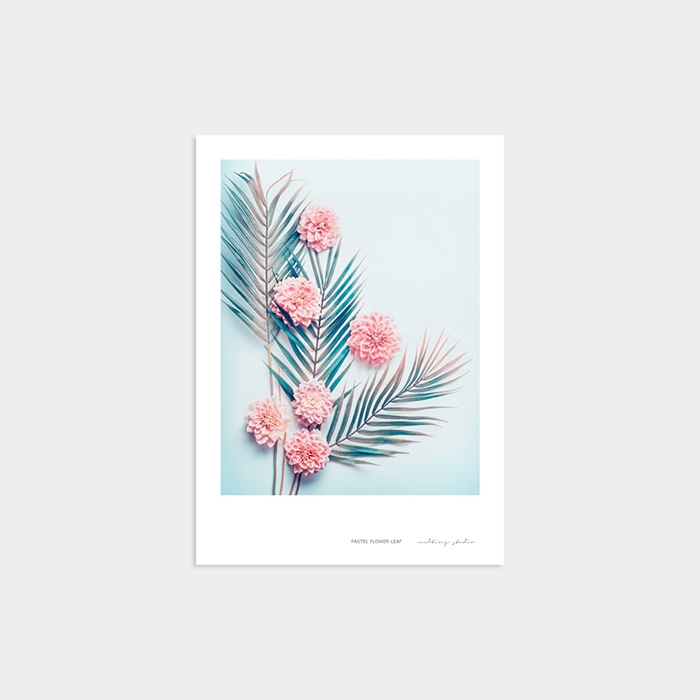 PASTEL FLOWER LEAF