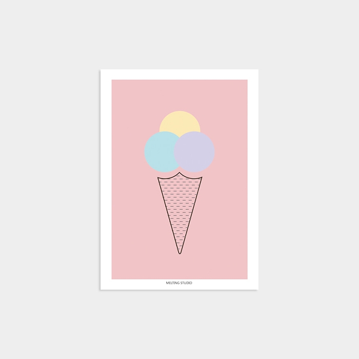 Ice Cream - Pink