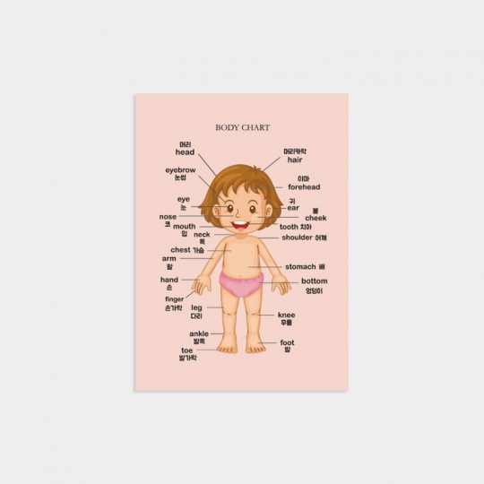 body chart - girl