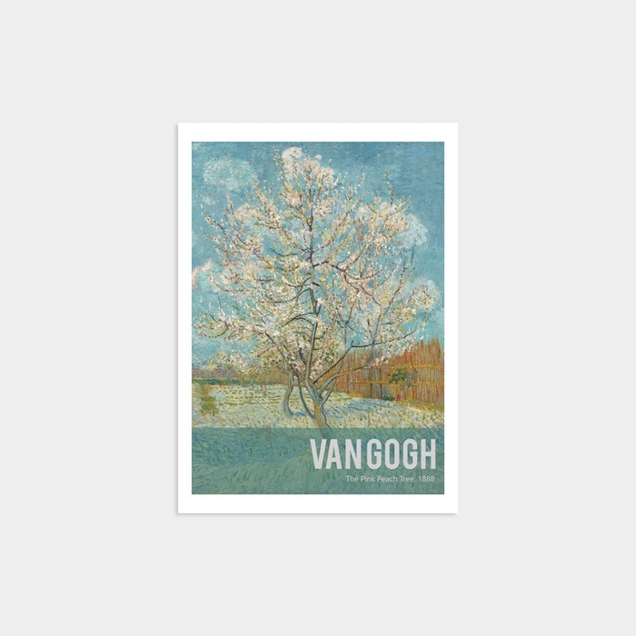 [빈센트 반 고흐] 분홍 복숭아 나무 포스터