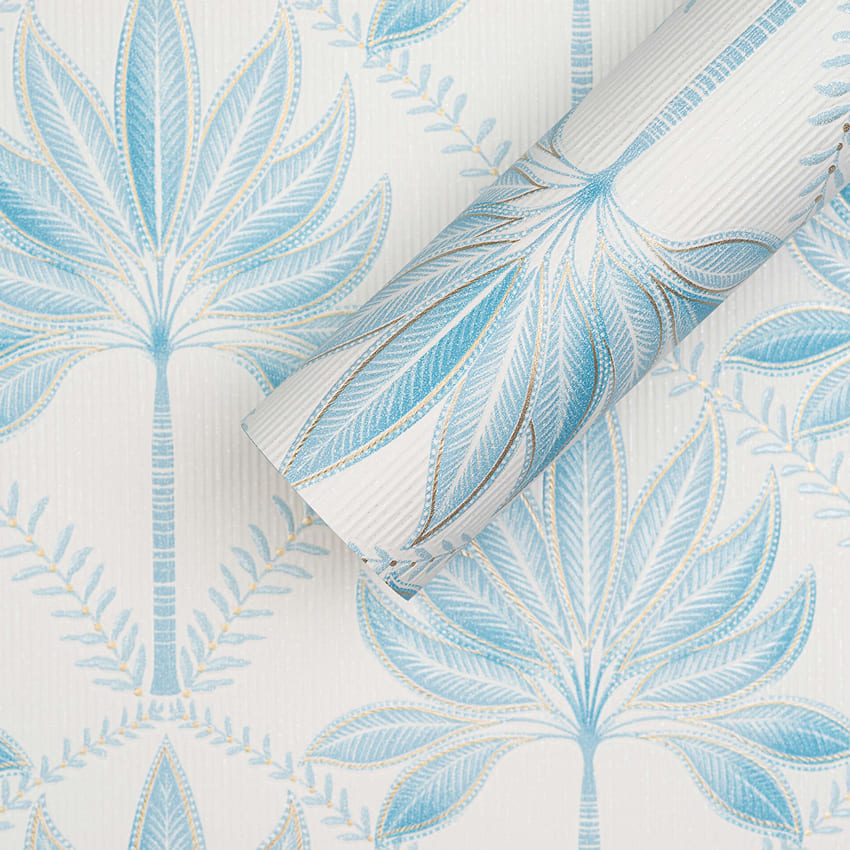 만능풀바른벽지 합지SW135-1 휴양지 블루