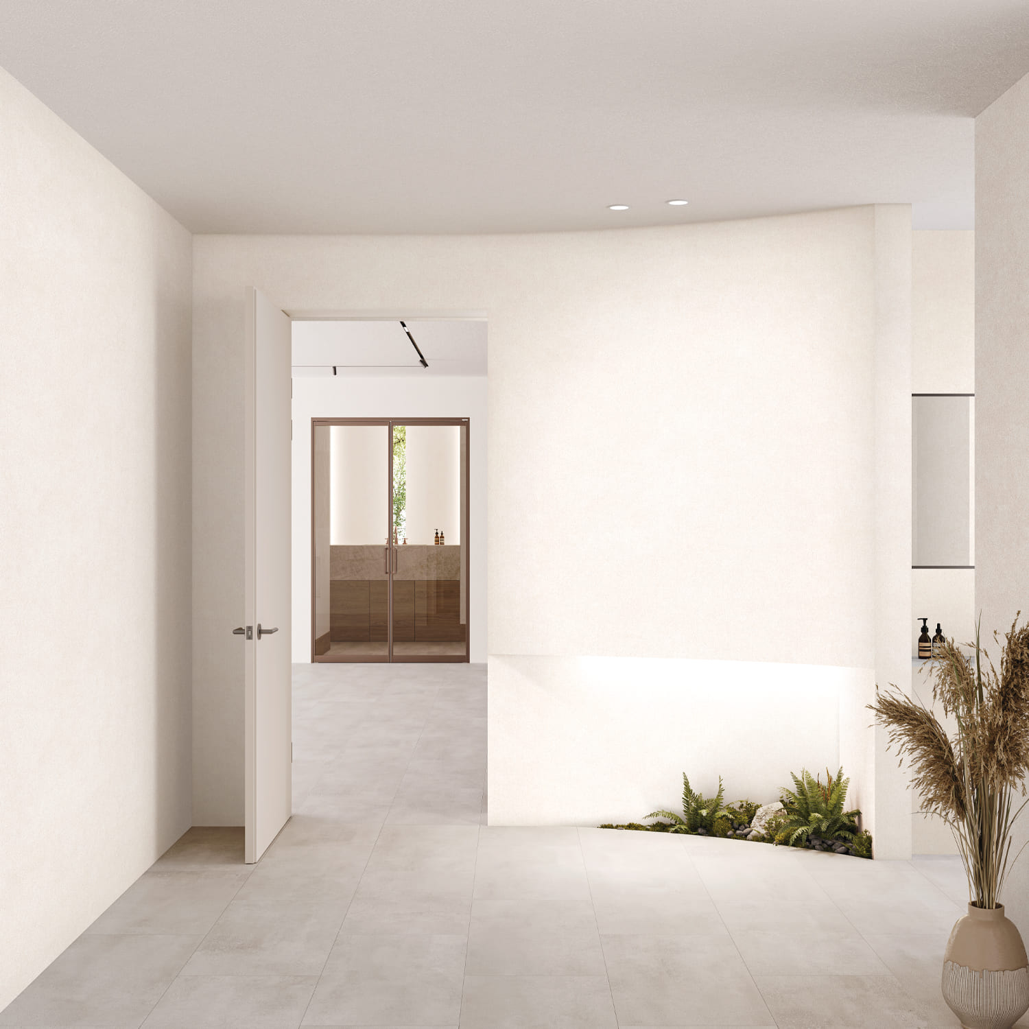 LX하우시스 디아망 포티스DF005-03 마이크로 시멘트 스노우 그레이