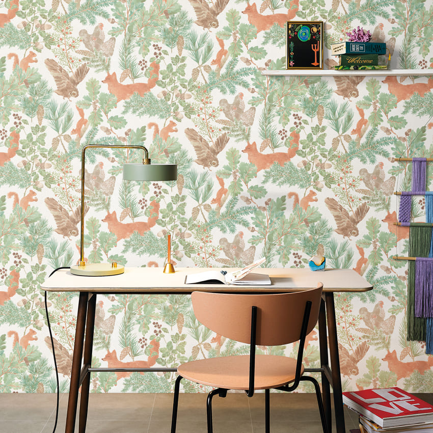 만능풀바른벽지 실크LG82582-1 우드 랜드 그리너리 우드