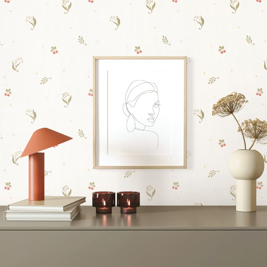 만능풀바른벽지 합지LX49624-1 베리베리 스트로베리