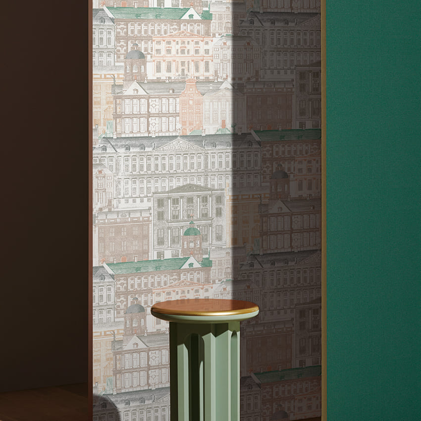 만능풀바른벽지 합지LX49618-1 모노 시티 모노