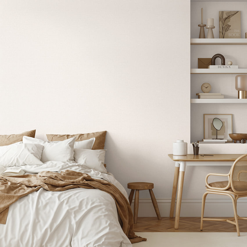 만능풀바른벽지 합지LX49619-3 격자 직조 타로 그레이크림