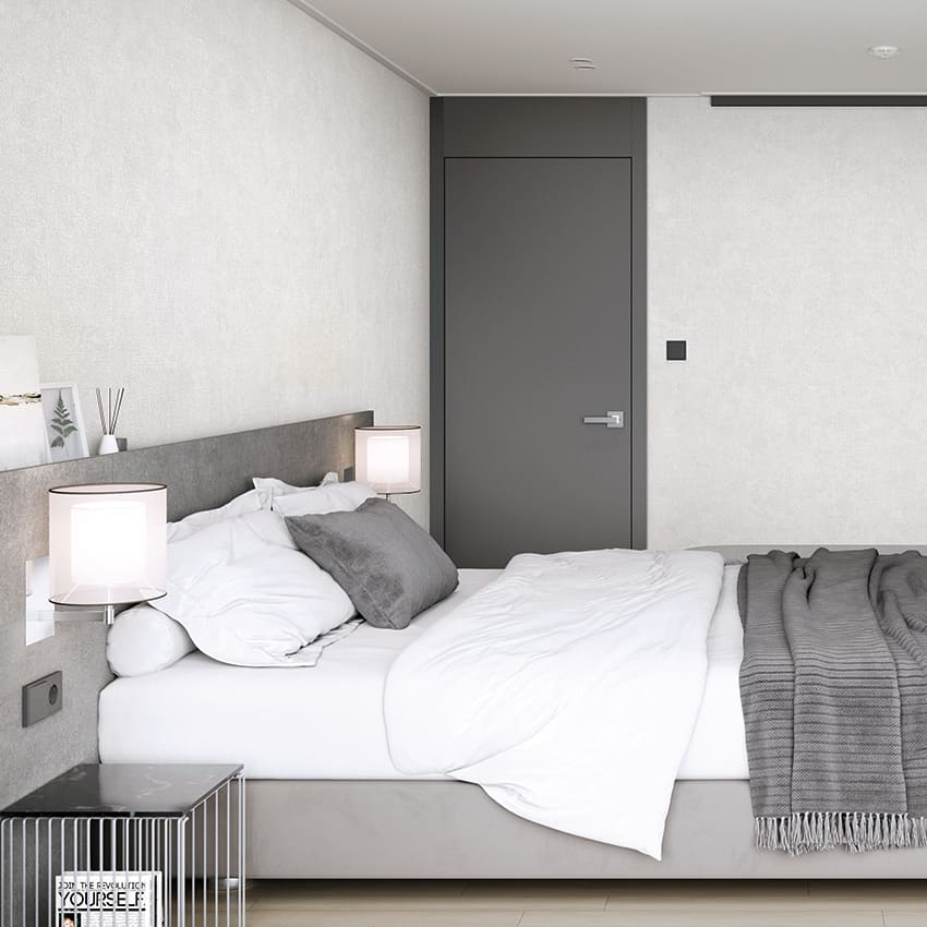 만능풀바른벽지 합지LX49620-5 회벽 직물 페일 그레이