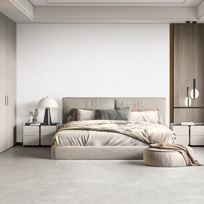 만능풀바른벽지 합지LX49700-2 올웨이 직물 애쉬 그레이