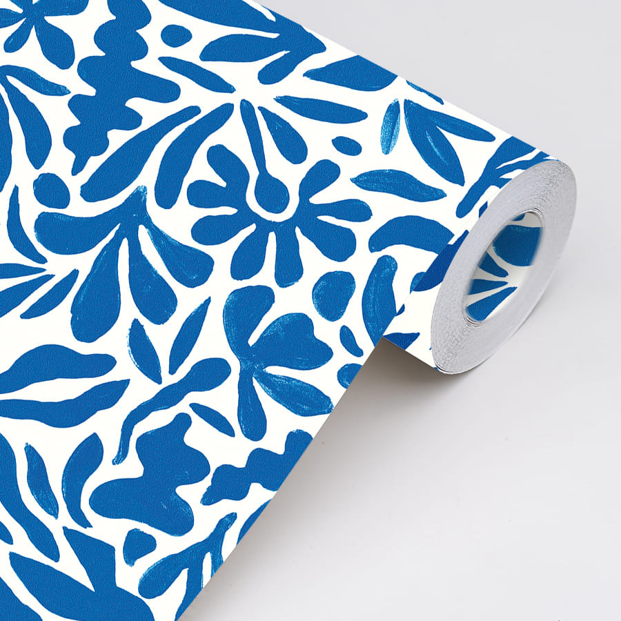 LX벽지 LX49622-1오일 페인팅 세루리안 블루