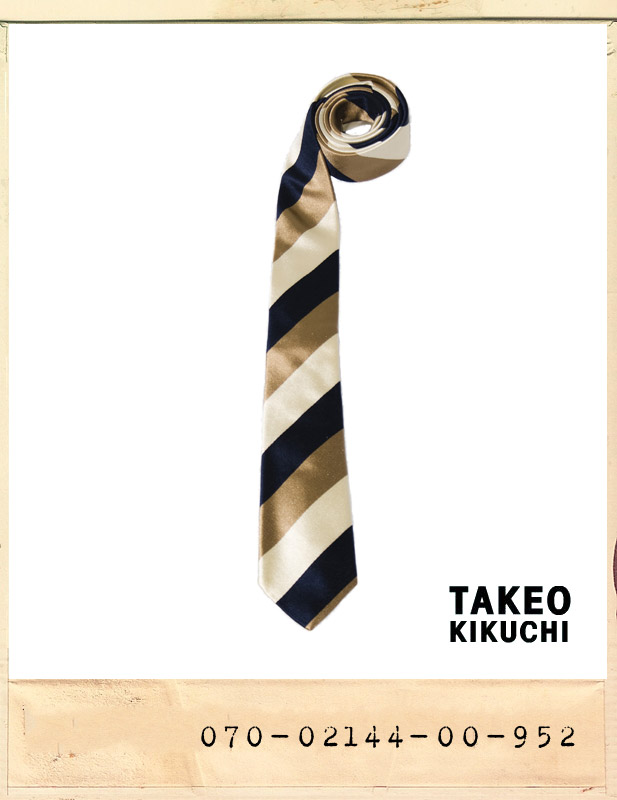 TAKEO KIKUCHI 3COLOR STRIPE TIE/타케오키쿠치 스트라이프 타이