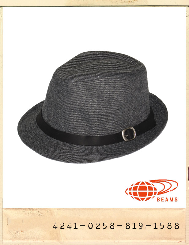 BEAMS GRAY FEDORA/빔스 그레이 페도라