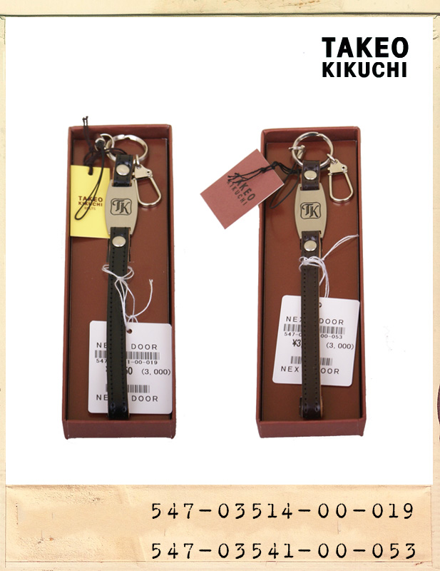 TAKEO KIKUCHI STRAP KEYHOLDER/타케오키쿠치 스트랩키홀더