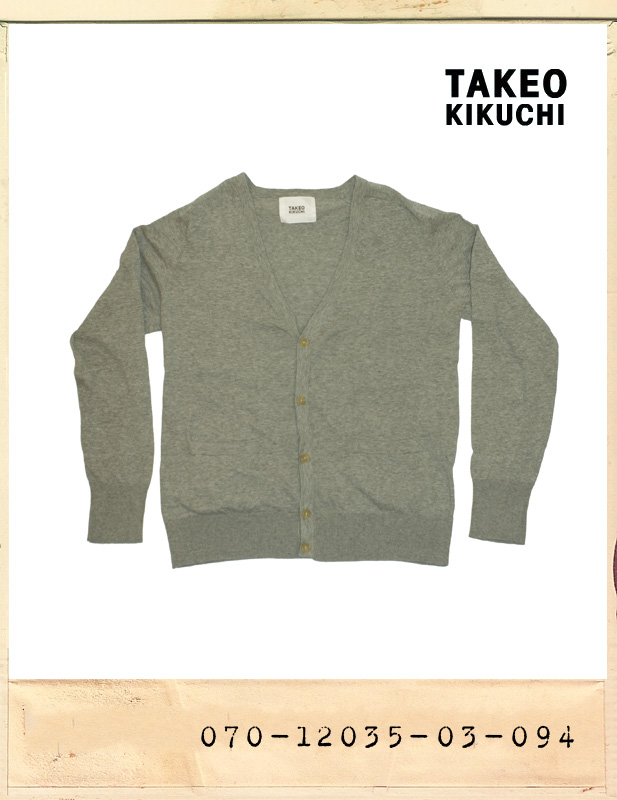 TAKEO KIKUCHI POCKET CADIGAN/타케오키쿠치 포켓 가디건