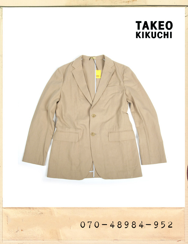 TAKEO KIKUCHI TAILORED COTTON JACKET/타케오키쿠치 테일러드 면자켓