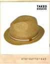 TAKEO KIKUCHI STRAW FEDORA/타케오키쿠치 밀짚 페도라