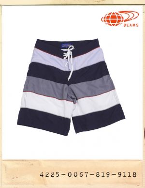 BEAMS STRIPE BEACH WEAR/빔스 단가라 수영복