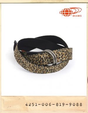 BEAMS LEOPARD BELT/빔스 레오파드 호피무늬 벨트