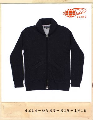 BEAMS TWEED ZIP-UP CADIGAN/빔스 트위드 집업가디건