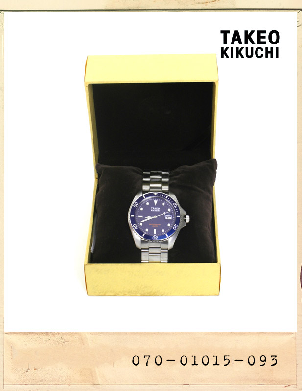 TAKEO KIKUCHI METAL WATCH/타케오키쿠치 은장 시계