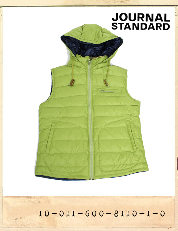 JOURNAL STANDARD REVERSIBLE DOWN PADDING VEST/저널스탠다드 리버시블 오리털 패딩베스트