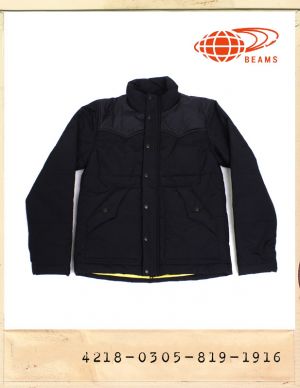 BEAMS WESTERN PATCH PADDING JUMPER/빔스 웨스턴패치 패딩점퍼