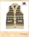 URBAN RESEARCH JACQUARD NORDIC KNIT VEST/어반리서치 자캬드 노르딕니트베스트