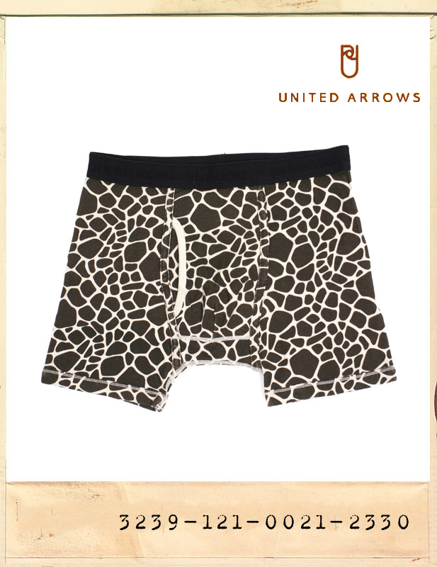 UNITED ARROWS GIRAFFE PATTERN UNDERWEAR/유나이티드애로우즈 기린패턴 언더웨어