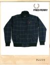 FRED PERRY JAPAN CHECK QUILTING REVERSIBLE BLOUSON/프레드페리재팬 체크 누빔 리버시블 블루종