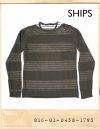 SHIPS KNIT LAYERED STRIPE TEE/쉽스 니트레이어드 스트라이프티