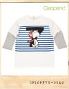 CIAOPANIC X PEANUTS CAPRI LAYERD TEE BLUE/챠오패닉 X 피넛츠 7부 레이어드티 블루