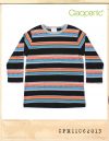 CIAOPANIC ETHNIC STRIPE CAPRI TEE - BLACK/챠오패닉 에스닉스트라이프 7부티 - 블랙