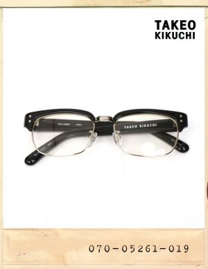 TAKEO KIKUCHI HALF-RIM GLASSES/타케오키쿠치 반무테 안경