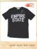 BEAMS EMPIRE STATE VELVET PRINT TEE/빔스 엠파이어스테이트 벨벳나염티