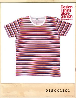 GRANIPH COLOR STRIPE TEE RED/그라니프 컬러스트라이프티 레드(2차재입고)